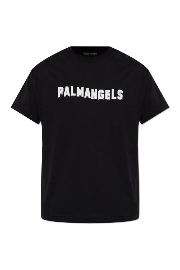 Palm Angels Palm Angels Black Logo T-shirt | Men's | Vitkac